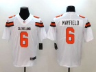 Cleveland Browns #6 Baker Mayfield White Men's Vapor Untouchable Limited Jersey