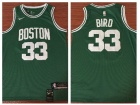 Nike Boston Celtics #33 Larry Bird Green Basketball Jersey