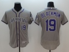 Colorado Rockies #19 Charlie Blackmon Grey Flexbase Jerseys