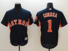 Houston Astros #1 Carlos Correa Blue Flexbase Jerseys