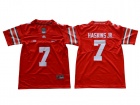 Ohio State Buckeyes #7 Dwayne Haskins JR. Red New Style Limited Football Jersey