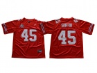 Ohio State Buckeyes #45 Archie Griffin Red Throwback College Football Jersey