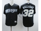 Toronto Blue Jays #32 Roy Halladay Black 2009 Turn Back Jersey