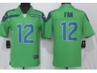 Seattle Seahawks #12 Fan Green Vapor Untouchable Limited Football Jersey