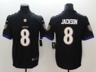 Baltimore Ravens #8 Lamar Jackson Black Mens Vapor Untouchable Limited Jersey