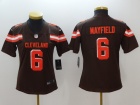 Women Cleveland Browns #6 Baker Mayfield Brown Men's Vapor Untouchable Limited Jersey