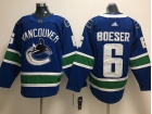 Adidas Vancouver Canucks #6 Brock Boeser Blue Hockey Jersey