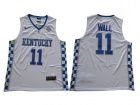 Kentucky Wildcats #11 John Wall White College Basketball Jersey