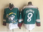 Anaheim Mighty Ducks #8 Teemu Selanne Green Throwback Jersey