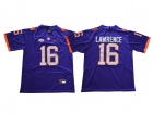 2018 Clemson Tigers #16 Trevor Lawrence Purple Vapor Limited College Football Jersey