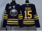 Adidas Youth Buffalo Sabres #15 Jack Eichel Blue Hockey Jersey