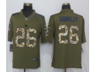 New York Giants #26 Saquon Barkley Green Salute To Service Limited Jersey