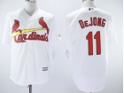 St. Louis Cardinals #11 Paul Dejong White Cool Base Jerseys