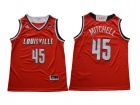 Louisville Cardinals #45 Donovan Mitchell Red College Basketball Jersey