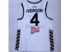 Cola Turka #4 Allen Iverson White Basketball Jersey