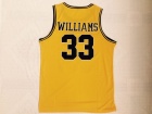 Dupont High School #33 Jason Williams Gold Basketball Jersey