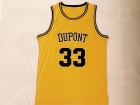 Dupont High School #33 Jason Williams Gold Basketball Jersey