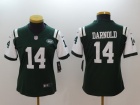 Women New York Jets #14 Sam Darnold Green Vapor Untouchable Limited Jersey