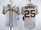 San Francisco Giants #25 Barry Bonds Grey Flexbase Jersey