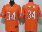 Chicago Bears #34 Walter Payton Orange Vapor Untouchable Limited New Style Jersey