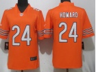 Chicago Bears #24 Jordan Howard Orange Men's Vapor Untouchable Limited Jersey