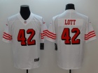 San Francisco 49ers #42 Ronnie Lott White Color Rush Limited Football Jersey