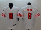 San Francisco 49ers # 8 Steve Young White Color Rush Limited Football Jersey