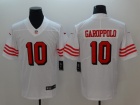 San Francisco 49ers #10 Jimmy Garoppolo White Color Rush Limited Football Jersey