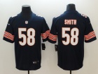 Chicago Bears #58 Roquan Smith Blue Vapor Untouchable Limited Jersey