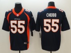 Denver Broncos #55 Bradley Chubb Blue Vapor Untouchable Limited Jersey