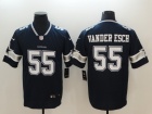 Dallas Cowboys #55 Leighton Vander Esch Blue Vapor Untouchable Limited Jerseys