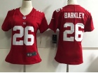 Women New York Giants #26 Saquon Barkley Red Vapor Untouchable Limited Jersey