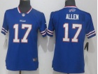 Women Buffalo Bills #17 Josh Allen Blue Vapor Untouchable Limited Jersey