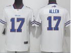 Women Buffalo Bills #17 Josh Allen White Vapor Untouchable Limited Jersey