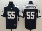 Dallas Cowboys #55 Leighton Vander Esch Blue Thanksgiving Vapor Untouchable Limited Jerseys