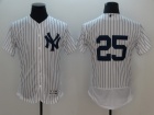 New York Yankees #25 Gleyber Torres White Flexbase Jersey