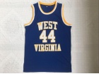 West Virginia Mountaineers 44 Jerry West Blue Basketball Jersey