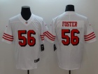 San Francisco 49ers #56 Reuben Foster White Color Rush Limited Football Jersey