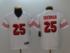 Youth San Francisco 49ers #25 Richard Sherman White Color Rush Limited Football Jersey