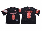 2018 Louisville Cardinals #8 Lamar Johnson Black College Football Jersey