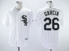 Chicago White Sox #26 Avisail Garcia White Cool Base Jersey