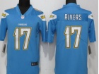 Los Angeles Chargers #17 Philip Rivers Baby Blue Men's Vapor Untouchable Limited Jersey