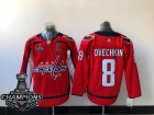 Adidas Washington Capitals #8 Alexander Ovechkin Red 2018 Stanley Cup Champions Patch Hockey Jersey