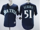 Seattle Mariners #51 Ichiro Suzuki Blue Cool Base Jersey