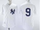 Men's New York Yankees #9 Roger Maris White Throwback 1961 Jersey