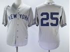 New York Yankees #25 Gleyber Torres Grey Cool Base Jersey