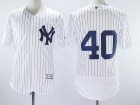 New York Yankees #40 Luis Severino White Flexbase Jersey