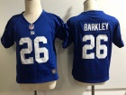 Nike New York Giants #26 Saquon Barkley Blue Toddler Jersey