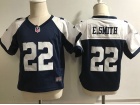 Nike Dallas Cowboys #22 E.smith Blue Thanksgiving Toddler Jersey