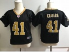 Nike New Orleans Saints #41 Alvin Kamara Black Toddler Jersey